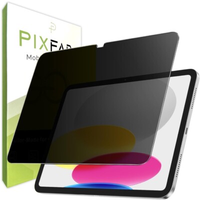 Privacy Displayschutzfolie für Apple iPad 10. Gen 10.9 2022 Hartglas Cover