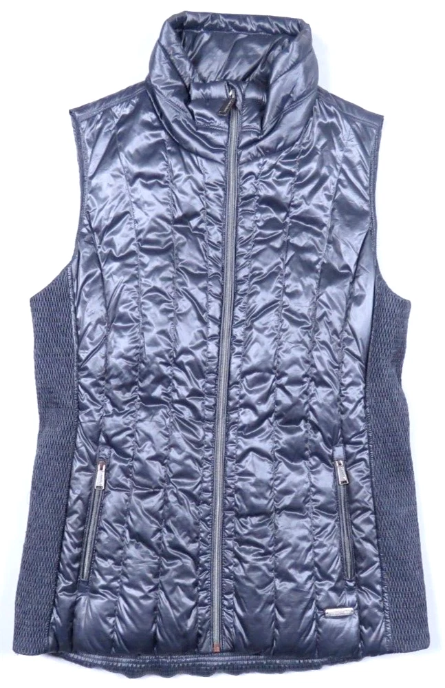 NWOT Calvin Klein Performance Premium Down Quilted Womens Full Zip