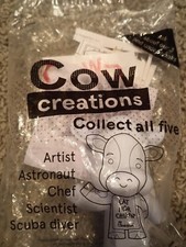 NEW Chick-Fil-A Kids Meal Toy Cow Creations Artist
