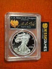 2016 W PROOF SILVER EAGLE PCGS PR70 PAUL BALAN FROM 2020 WP MINT PRIVATE AUCTION