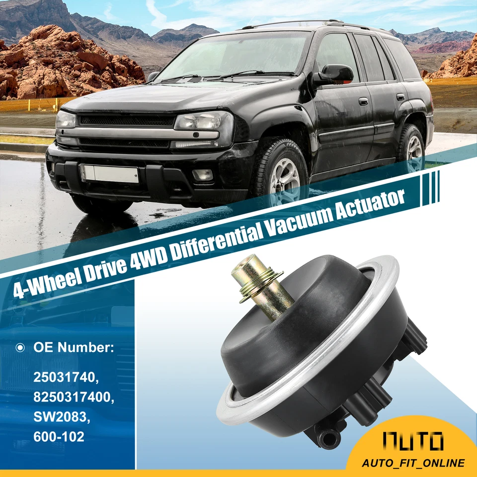 UN 4x4 Actuador de vacío diferencial delantero 25031740 personalizado para Chevy S10 Blazer Foto 3 de 4