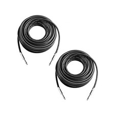 2Pcs 50 Feet Professional 1/4" to 1/4" Speaker Cables, Pair 50 ft 12 Gauge 1/...