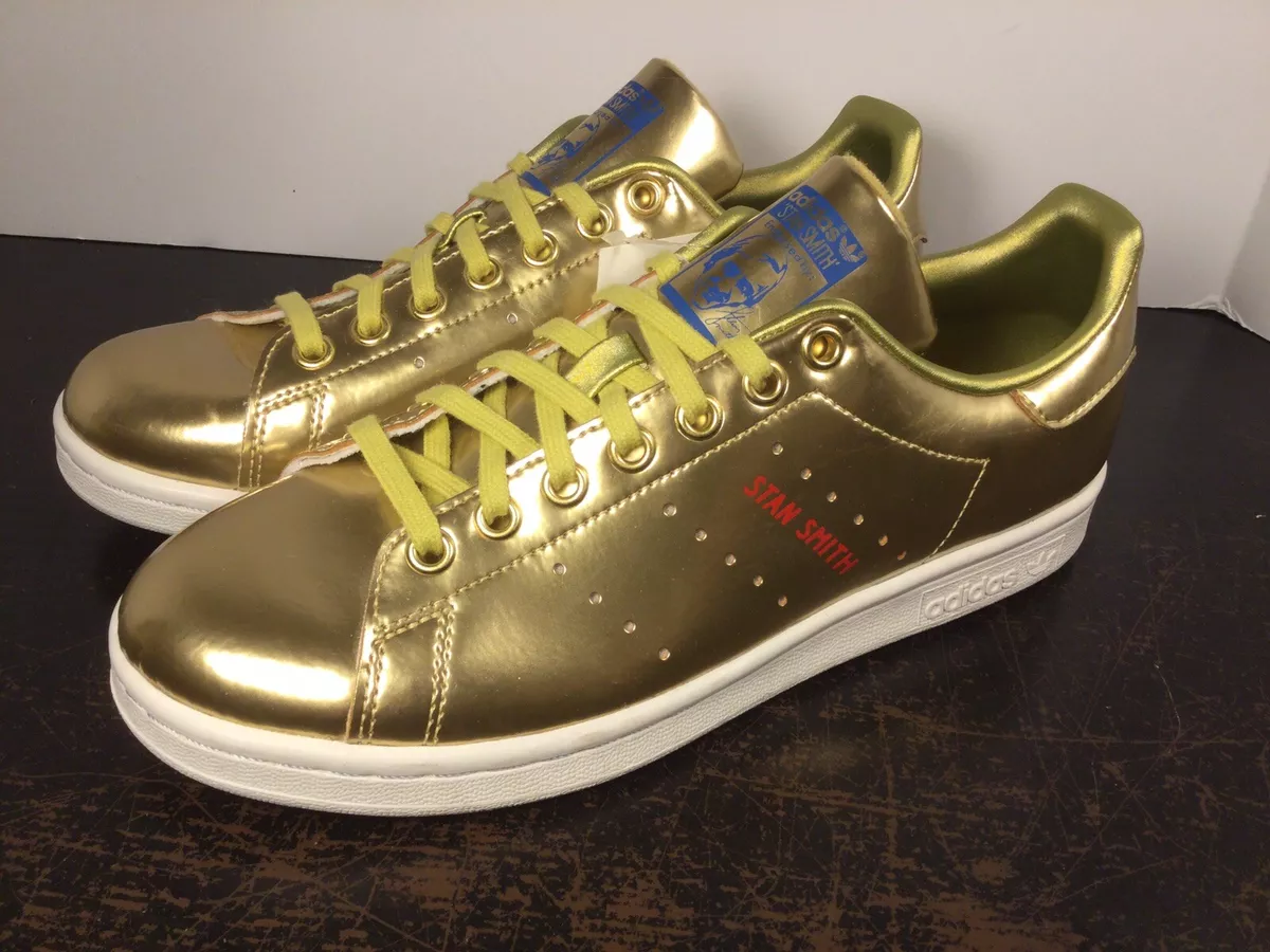 Stan Smith Metallic Gold Shoes Men's Size 6 New NWTs | eBay