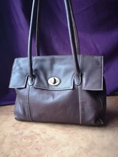 Bergamo handle women's leather bag