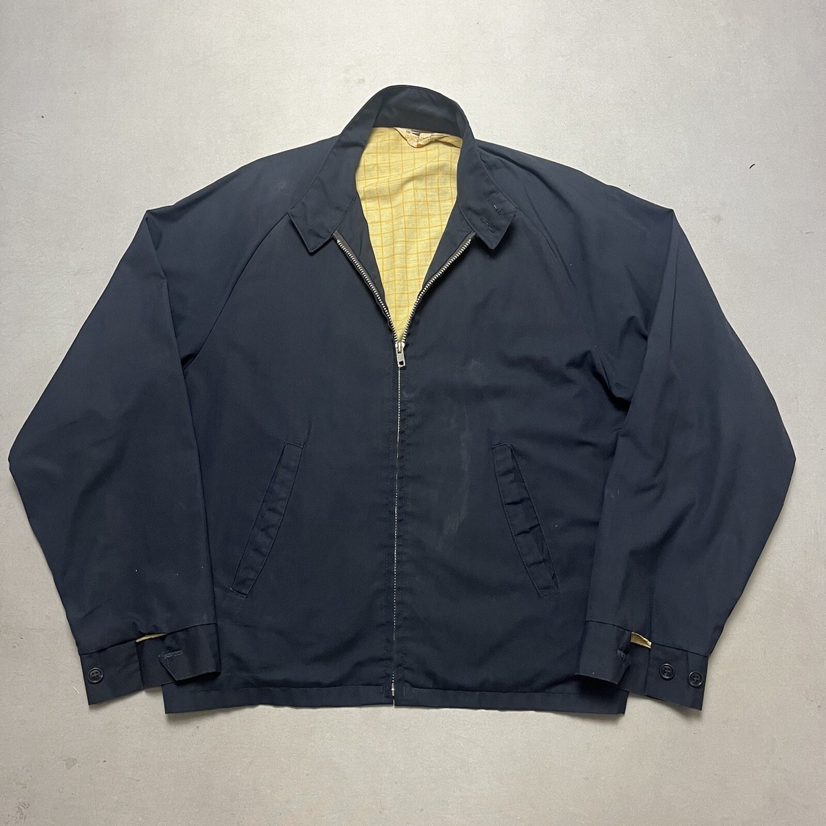 Vintage 60s Sportsmaster Bomber Jacket Plaid Lined M | eBay