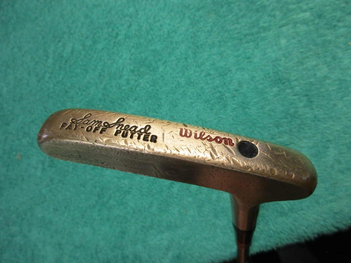 WILSON SAM SNEAD PAY OFF PUTTER 2-WAY RH or LH W 36 STEEL SHAFT - A