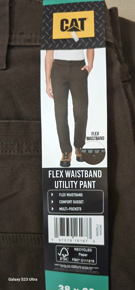 テレビ Caterpillar® Flex waistband Utility Pant Waist 32-40 Insem 29-34