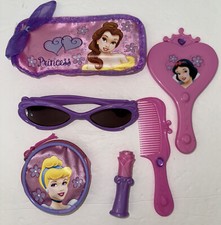 Girl s Disney Princess Pretend Dress Up Purse with Accessories Glasses READ