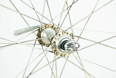 CAMPAGNOLO SUPER RECORD NISI CORSA 32h FRONT WHEEL TUBOLAR VINTAGE