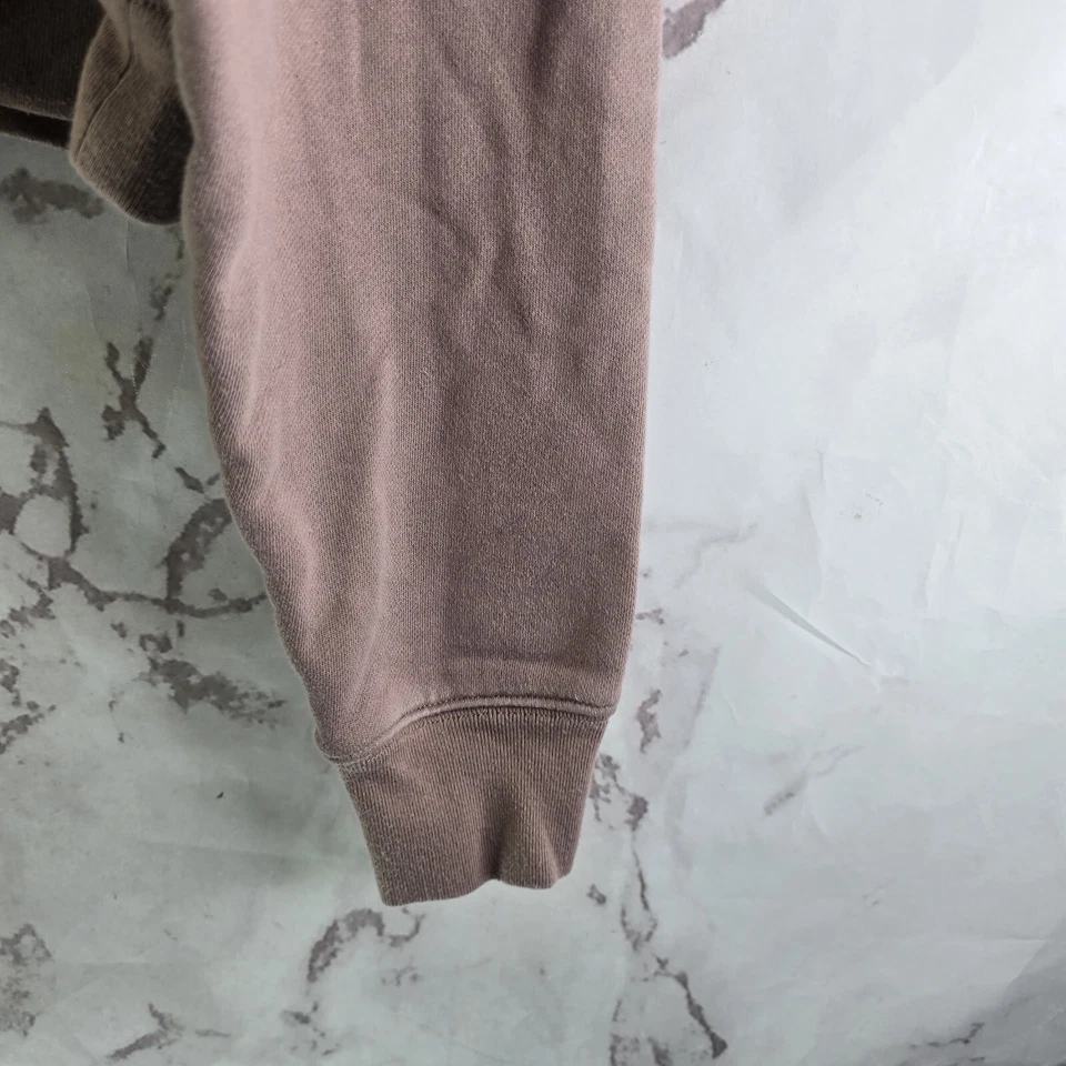 Sudadera Girlfriend Collective Mujer Pequeña Marrón Púrpura Corta Crew Pullover 50 Foto 4 de 4