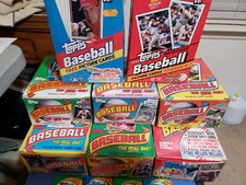 14 Unopened Topps Baseball Packs (More Tnan 200 Cards) From Mid-80s/Early 90s