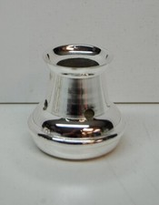 SILVER PLATED - 7/8" BOVE CANDLE FOLLOWERS TOPPERS BURNERS CHASERS, ANY QUANTITY