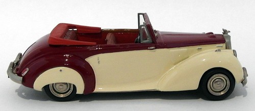 Top Marques 1/43 Scale HE4 - 1954 Alvis TC 21/100 Grey Lady Open - Maroon/Cream - Picture 2 of 5