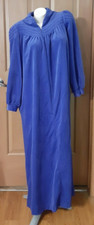 Evelyn Pearson Purple Velour Long Sleeve Robe Misses Size M