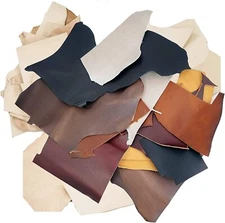SCRAP 6 TO 9 OZ  Leather EARTH TONES 2 LB-3 LB-4 LB-6 LB-8LB-10LB POUND FOR 7.99