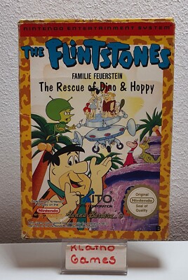  NES The Flintstones The Rescue of Dino & Hoppy mit OVP und Anleitung B3100
