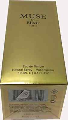 MUSE by Elixir Paris3.4 oz EDP spray. Factory Sealed(&1 surprise perfume free)