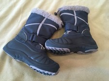 Kamik Boots 1 Boys Girls Snow Winter Navy Blue Flaw