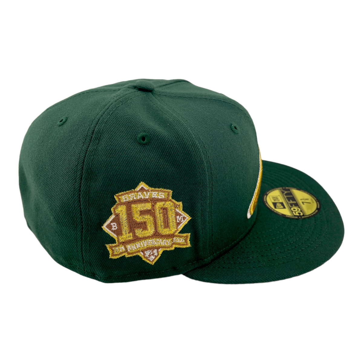 New Era Atlanta Braves 150th Anniversary Green Envy Gold Tomahawk