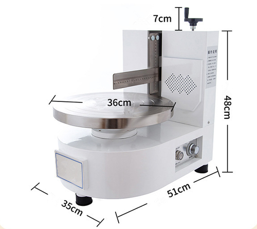 Automatische Kuchen Rand Streichmaschine für 4 ~ 12 Zoll Kuchen 12 cm Höhe - Bild 4 von 6
