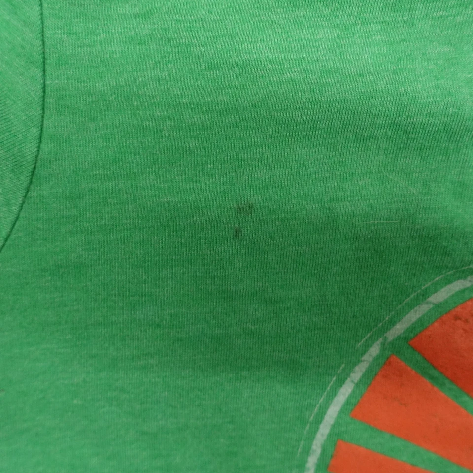 Camiseta para mujer Ron Jon Surf Shop verde gráficos manga corta cuello redondo pulóver Foto 3 de 4