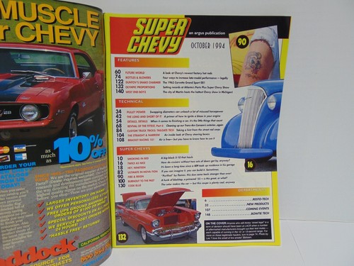 Super Chevy Magazine Volume 23 Number 10 October 1994 - Picture 7 of 7