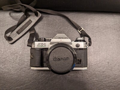Canon AE-1 /FD 50mm 1:1.8 (良品） Canon AE-1 w/ 50mm FD f/1.8 body no. 4849142 -- fresh CLA – Film