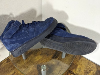 air force 1 mid blue suede
