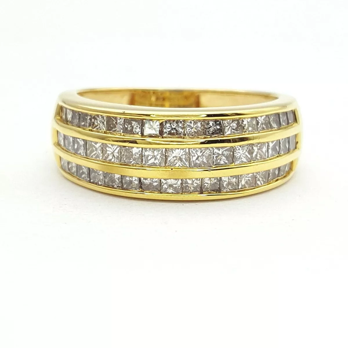 Ladies Michael Hill Ring 10ct 417 10K Yellow Gold Natural Diamond