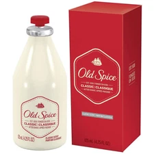 Old Spice Men's After Shave Lotion Clean Classic Scent Refreshing 4.25oz/125ml