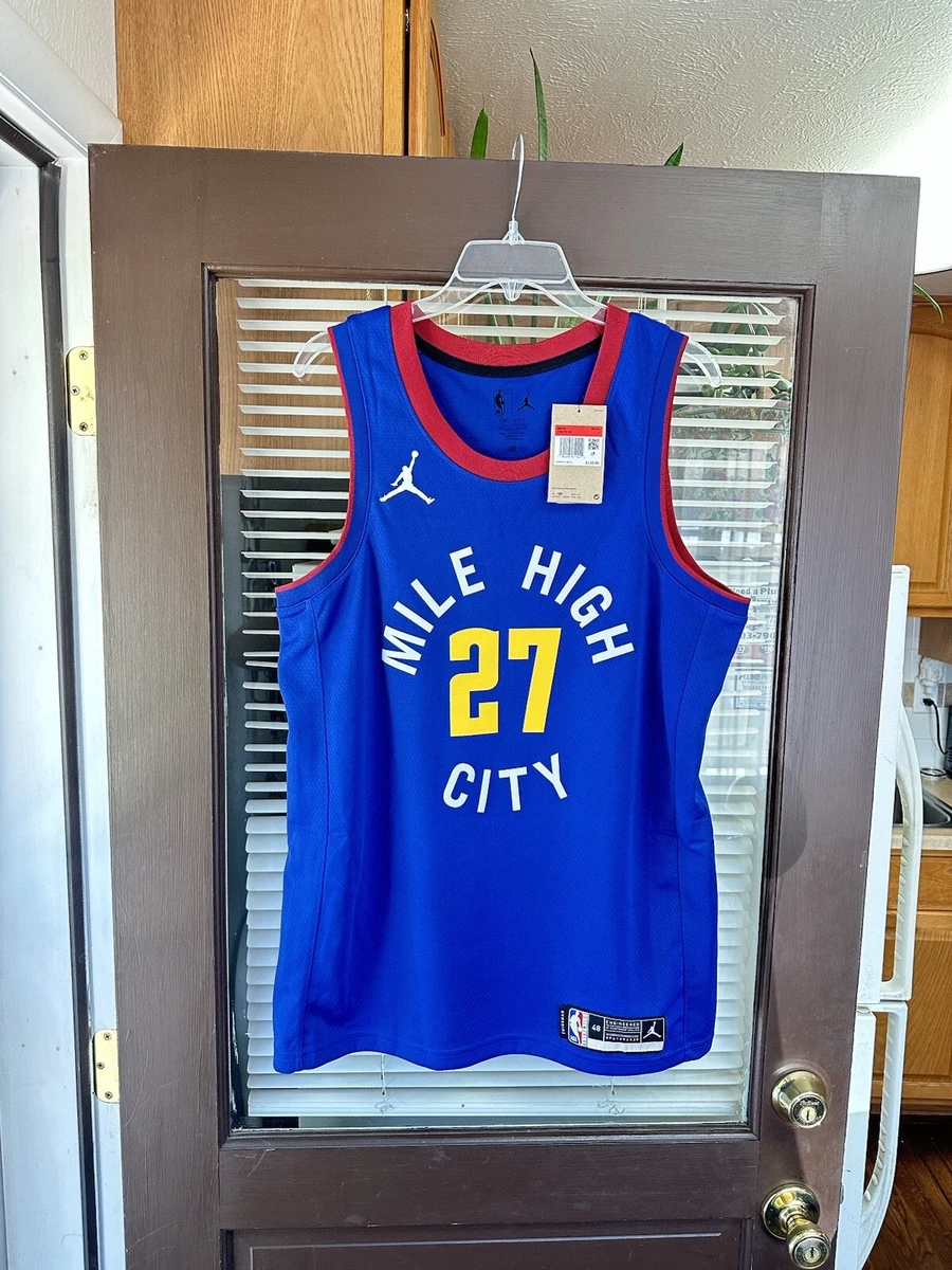 Denver Nuggets Jamal Murray 2021 Blue Statement Jersey