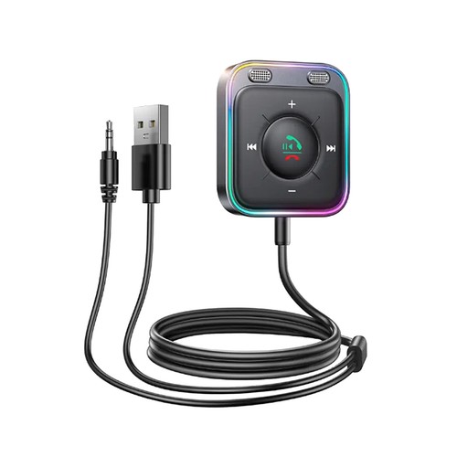 Adaptador receptor inalámbrico Bluetooth 5.3 para automóvil audio estéreo USB AUX TF manos libres - Imagen 16 de 16