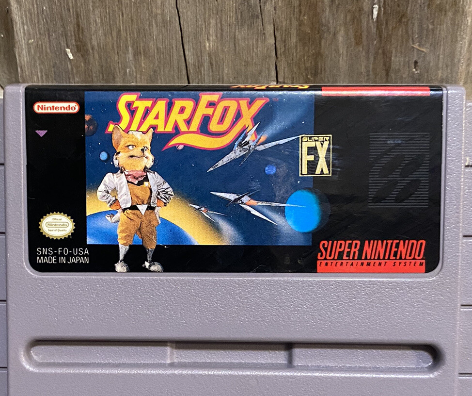 Star Fox - SNES Super Nintendo Game Starfox - Tested Working & AUTHENTIC