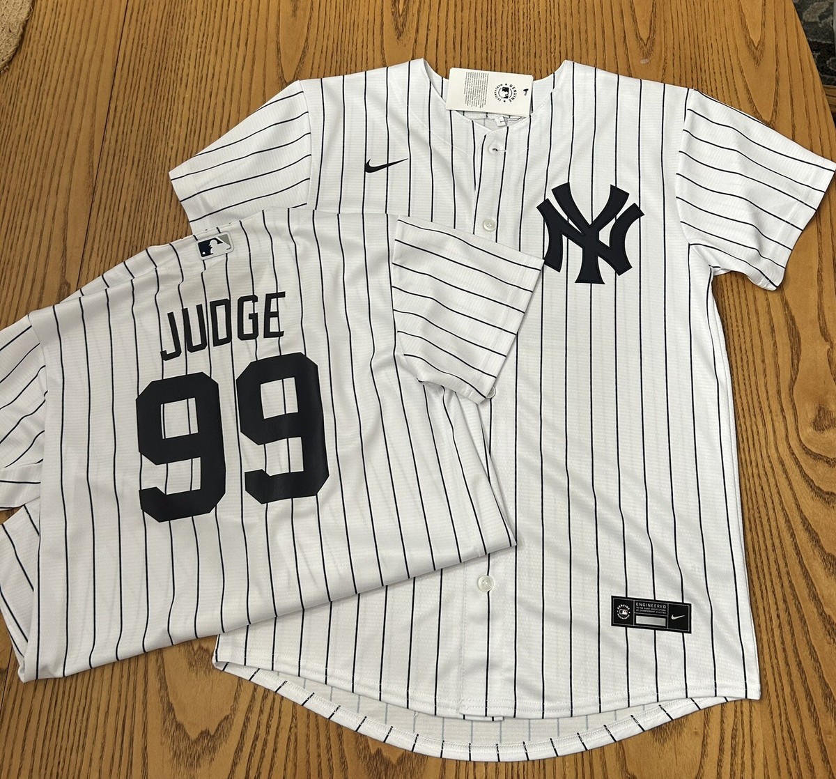 NIKE MLB YOUTH AARON JUDGE NEW YORK YANKEES #99 JERSEY SIZE XL 18