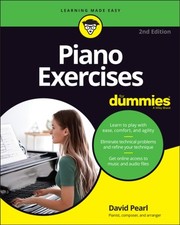 Piano Exercises For Dummies by David Pearl (Paperback Book)
