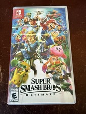 EMPTY REPLACEMENT CASE NO GAME - Super Smash Bros Ultimate Nintendo Switch