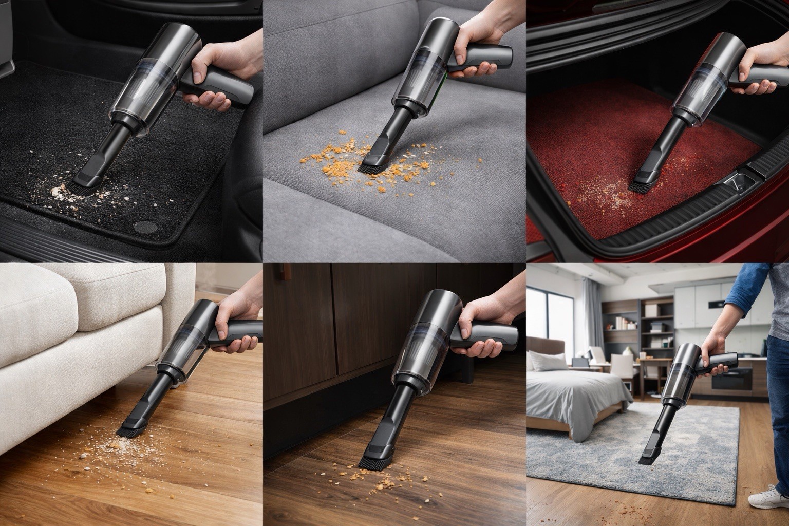 Aspirateur sans fil puissant de table compact pour maison et miettes de cuisine