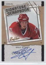 2006-07 Upper Deck Bee Hive Signature Scrapbook Eric Staal #SS-ES Auto 1p0
