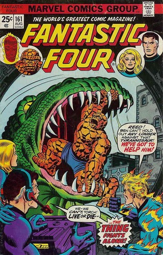 Fantastic Four (Vol. 1) #161 GD; Marvel | low grade - August 1975 Dinosaur Mouth