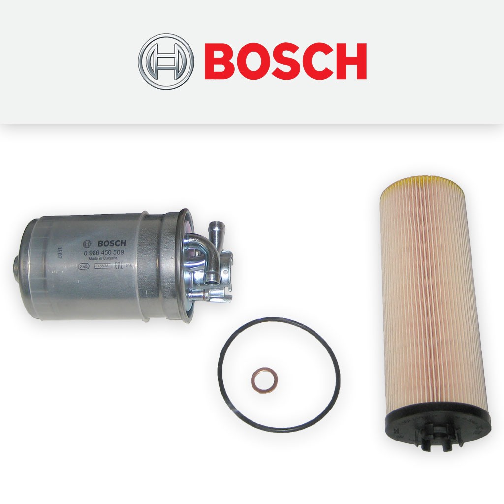 SERVICE KIT for AUDI A6 (C5) 2.5 TDI BOSCH OIL FUEL FILTERS (1998-2005)