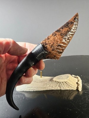 Master fog Knapper Kenny Hull~Dragon Claw Mahogany Obsidian Springbok~Riddick 3