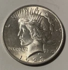1923 Peace Silver Dollar $1 90% Silver Business Strike Philadelphia No Mint Mark