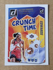 2025 Panini Donruss WNBA Aaliyah Edwards #4 Crunch Time Press Proof Mystics