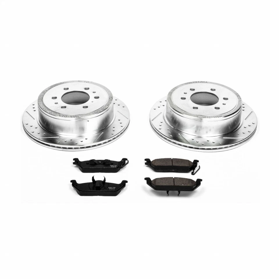 Power Stop Brake Kit For Lincoln Mark LT 2006 2007 2008 Rear Z23 Evolution Sport Foto 2 de 4
