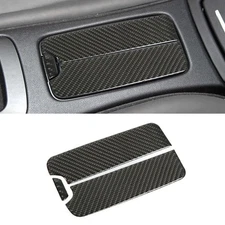 Interior Rear Armrest Box Panel Carbon Fiber Trim For BMW Coupe M3 E92 2007‑2013