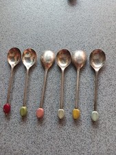 Vintage 1950s 6 Coffee Spoons, EPNS