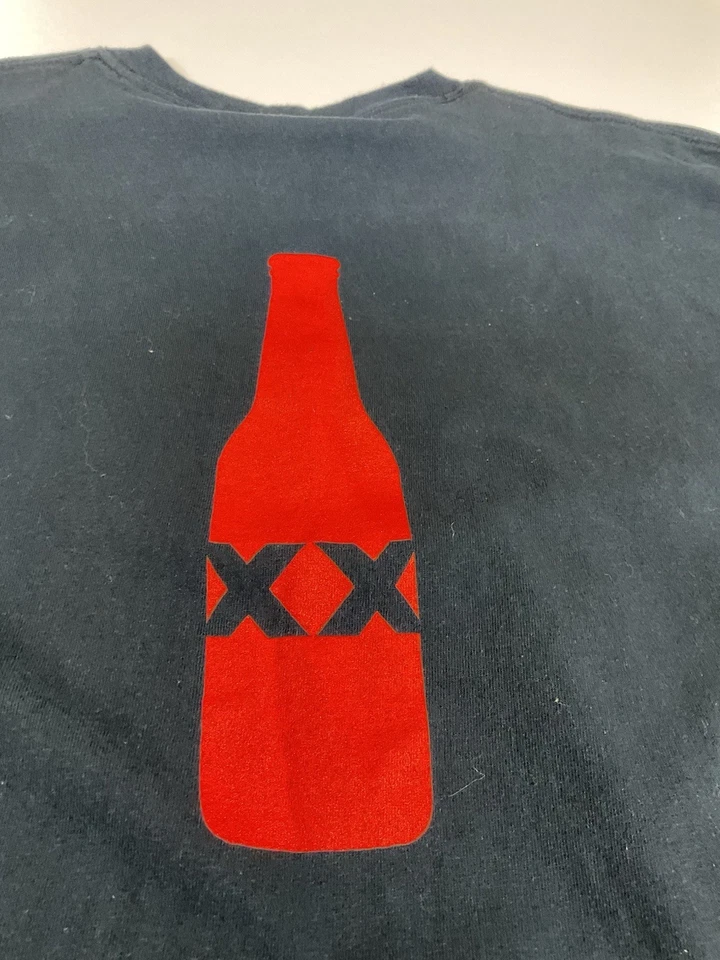 Camiseta De Colección Dos Equis Adulto Talla L Cerveza Promo Novedad Hombre Más Interesante Y2K Foto 2 de 4