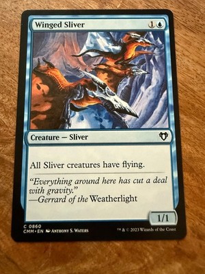 Winged Sliver / Geflügelter Remasuri - Commander Masters - NM - EN - MTG - Magic