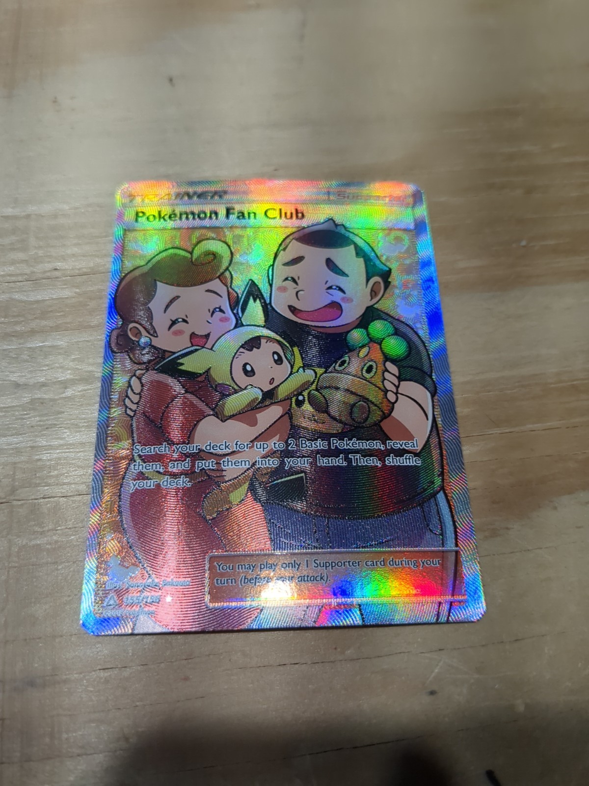 Pokemon Fan Club - 155/156 - Full Art Ultra Rare Ultra Prism Trainer Pokemon NM