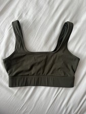 Tala Forest Green Khaki Sports Bra Size M